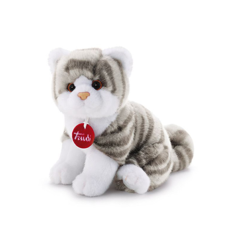 Imagen gato brad blanco y gris talla s 14x18x20cm