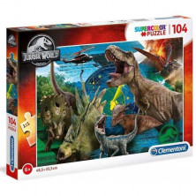 PUZLE JURASSIC WORLD 104 PIEZAS