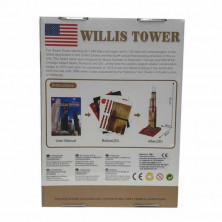 imagen 1 de puzzle 3d torre willis