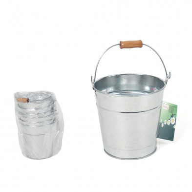 Imagen cubo zincado roly 0.69 litros Imagen cubo zincado roly 0.69 litros