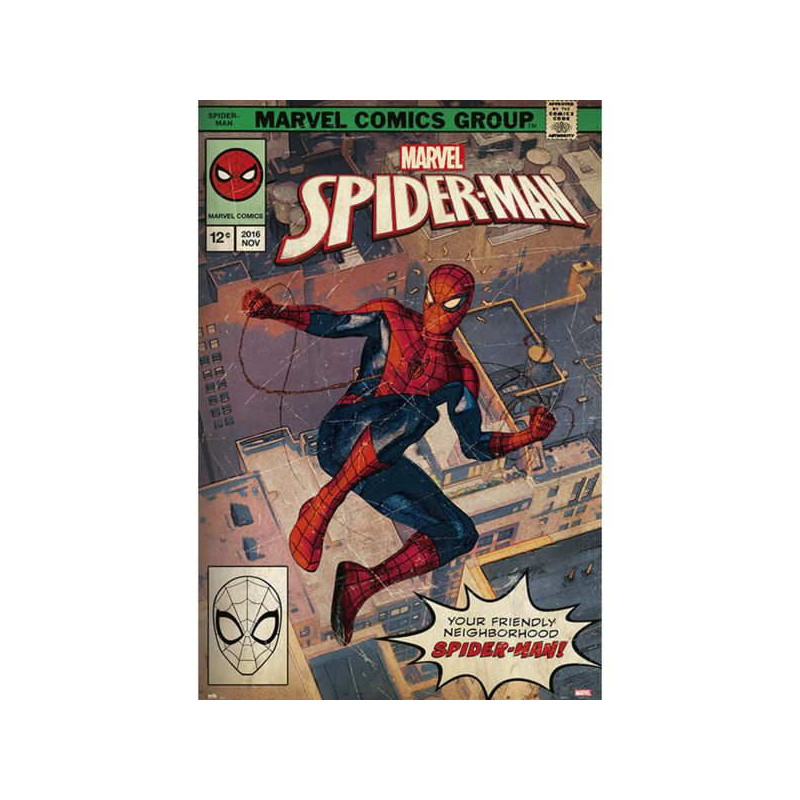 Imagen poster marvel spider-man comic front