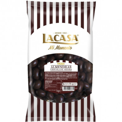 imagen 1 de lacasa almendras chocolate negro 1kg