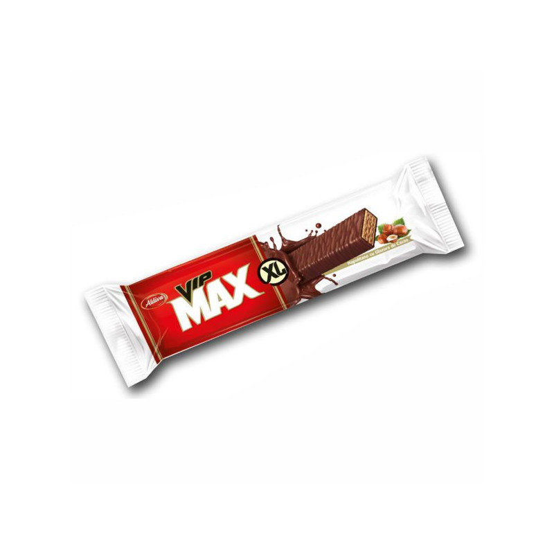 Imagen vip max xl chocolatina 75grs estuche 24 unidades