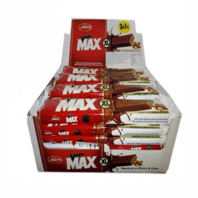 imagen 2 de vip max xl chocolatina 75grs estuche 24 unidades