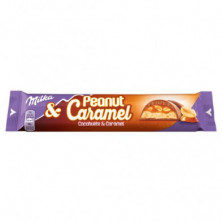 Imagen milka & peanut caramel chocolatina 37grs