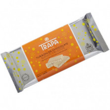 TURRON CRUJIENTE CHOCOLATE BLANCO 140GRS TRAPA