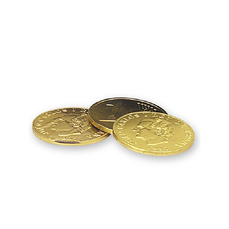 Imagen moneda chocolate 78mm 36u