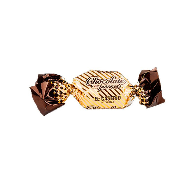 Imagen caserio chocolate con piñones bolsa 1kg Imagen caserio chocolate con piñones bolsa 1kg