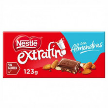 Imagen tableta nestle extrafino almendras 123grs