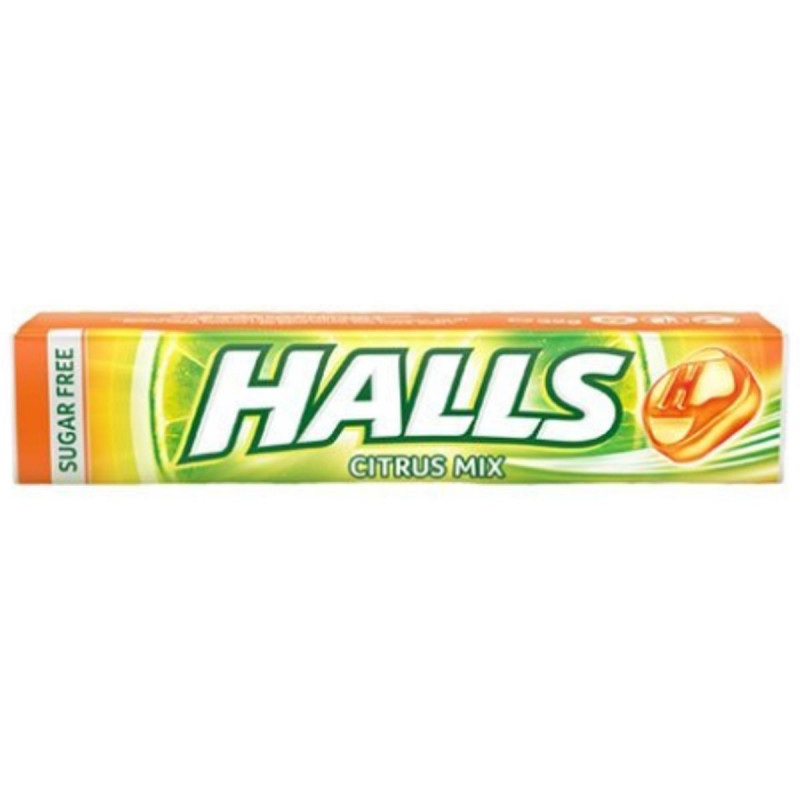Imagen halls citricos mix sin azucar 32g 20u