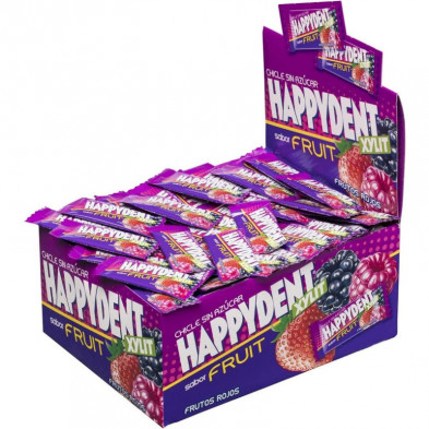 imagen 1 de happydent frutas silvestres 200u
