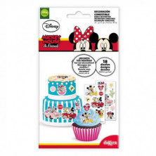 Imagen blister recortables comestibles mickey &minnie 18g