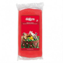 Imagen pasta azucar fondant rojo 250grs