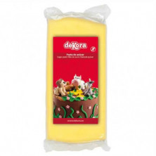 Imagen pasta azucar fondant amarillo limon 250grs