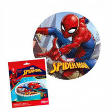 imagen 1 de disco oblea spiderman 20cm foil