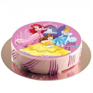 imagen 2 de disco oblea princesas 20cm foil