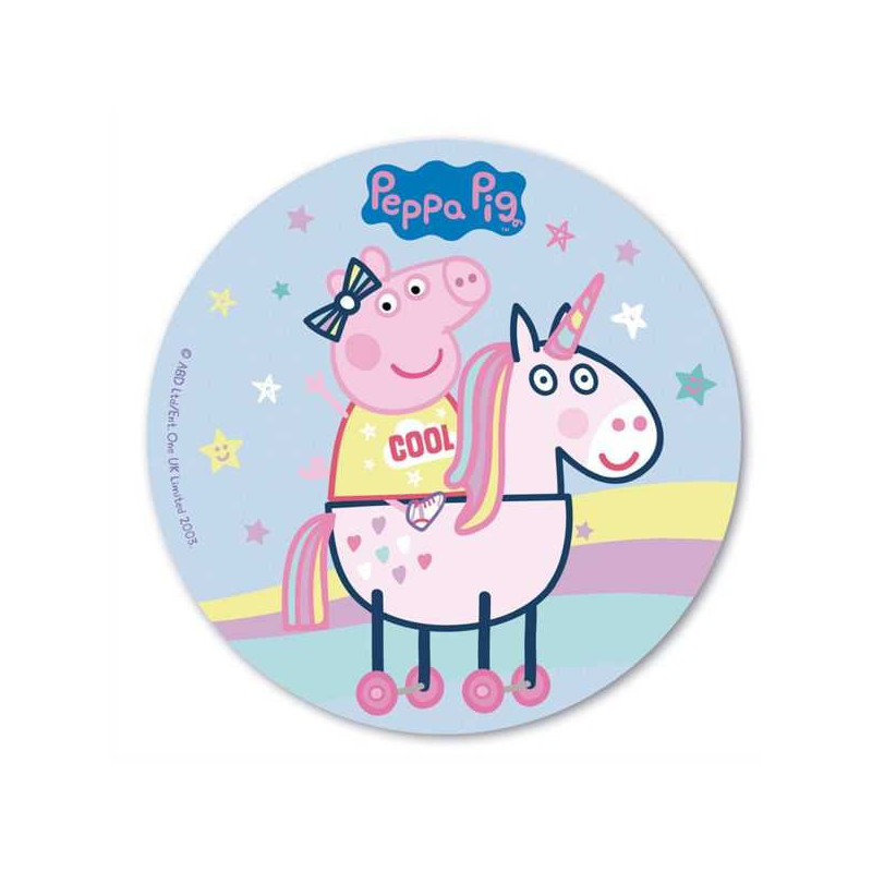 Imagen disco oblea peppa pig  20cm