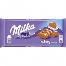 Imagen milka bubbly chocolate con leche 90gr