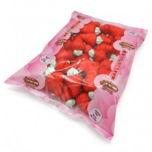 imagen 1 de fresas rojas marshmallow 750grs 46u aprox.