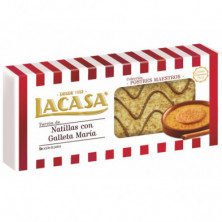 Imagen turrón de natillas con galleta maría 200grs