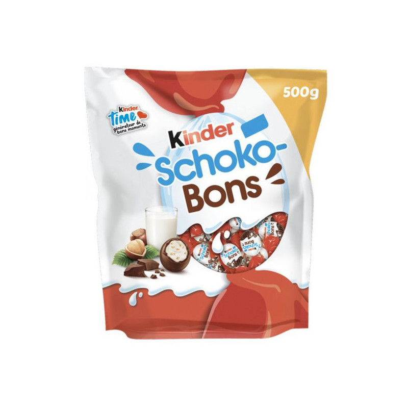 Kinder schokobons 500grs 80 piezas - hipergol.com