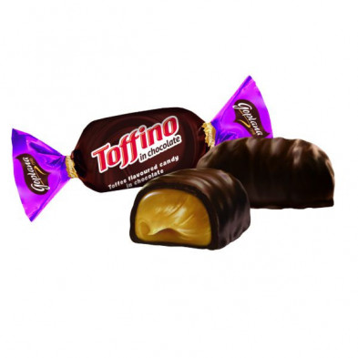 imagen 1 de toffino relleno baño chocolate bolsa 1kg