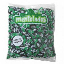 imagen 1 de caramelo mentol regaliz bolsa 1kg