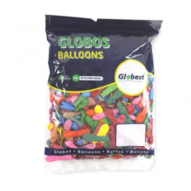 imagen 1 de globos agua 1000u ø 8cm colores surtidos