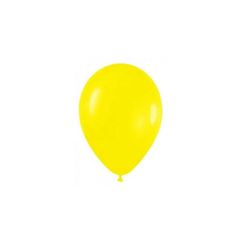 Imagen bolsa 50 globos amarillo 9r