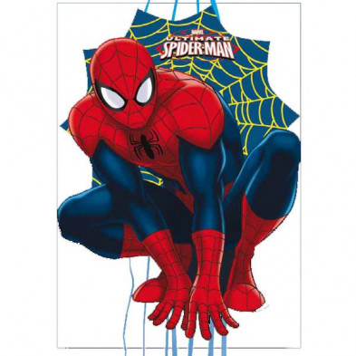 Imagen piñata silueta spiderman ult 66x33cm
