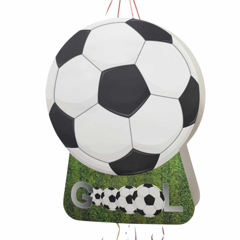 Celebra con la mejor fiesta de fútbol! Piñata de fútbol de 40x50cm