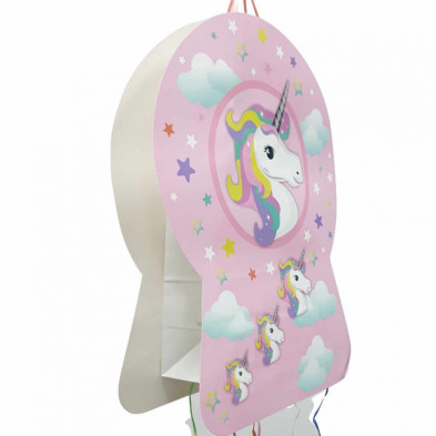 imagen 1 de piñata unicornio rosa 40x50cm