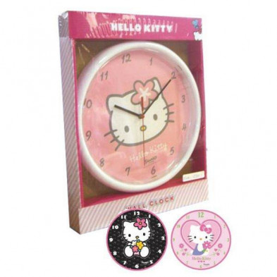 Imagen hello kitty reloj pared