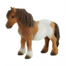 FIGURA DE PONY SHETLAND DE 10CM