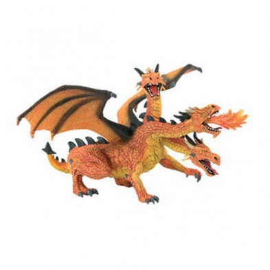 Dragon tres cabezas 20cm (k)