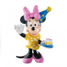 FIGURA DE MINNIE MOUSE PARTY DE 7CM DE DISNEY