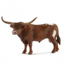 Imagen toro tejano longhorn schleich 13.9x8.4x8.8cm