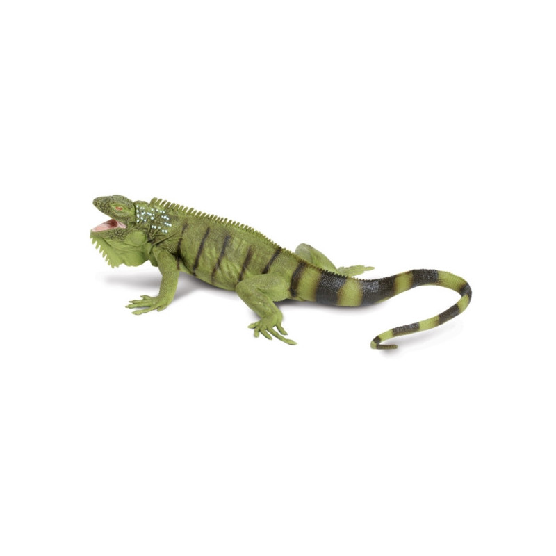 Imagen iguana verde 28cm