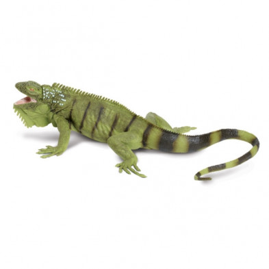 Imagen iguana verde 28cm