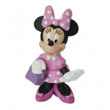 FIGURA DE MINNIE MOUSE CON BOLSITO 7CM