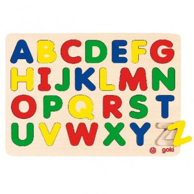 Imagen puzzle madera abecedario 30x21x0