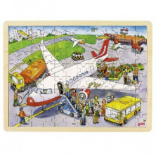Imagen puzzle madera aeropuerto 40x30cm