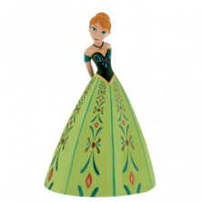 FIGURA DE ANNA PRINCESA DE FROZEN EN CORONACION DE ELSA COMO REINA DE 9,6CM