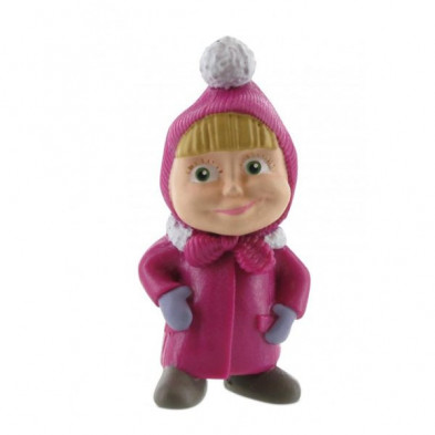 Figura de Masha con ropa de invierno de Masha y el Oso: ¡Acompaña