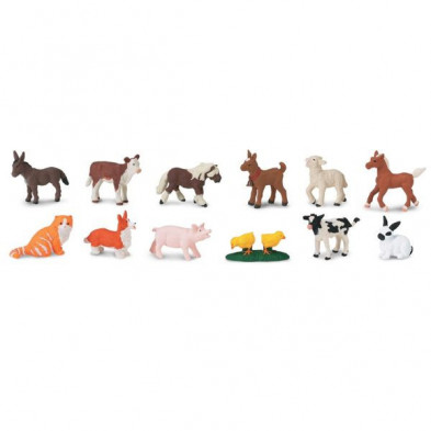 imagen 1 de tubo bebés de la granja figuras