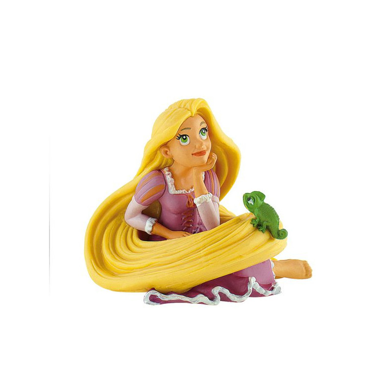Enredados Plastilina Rapunzel Figura De Rapunzel Sentada La