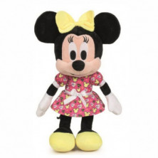 PELUCHE DE MINNIE CON VESTIDO ROSA DE 30CM