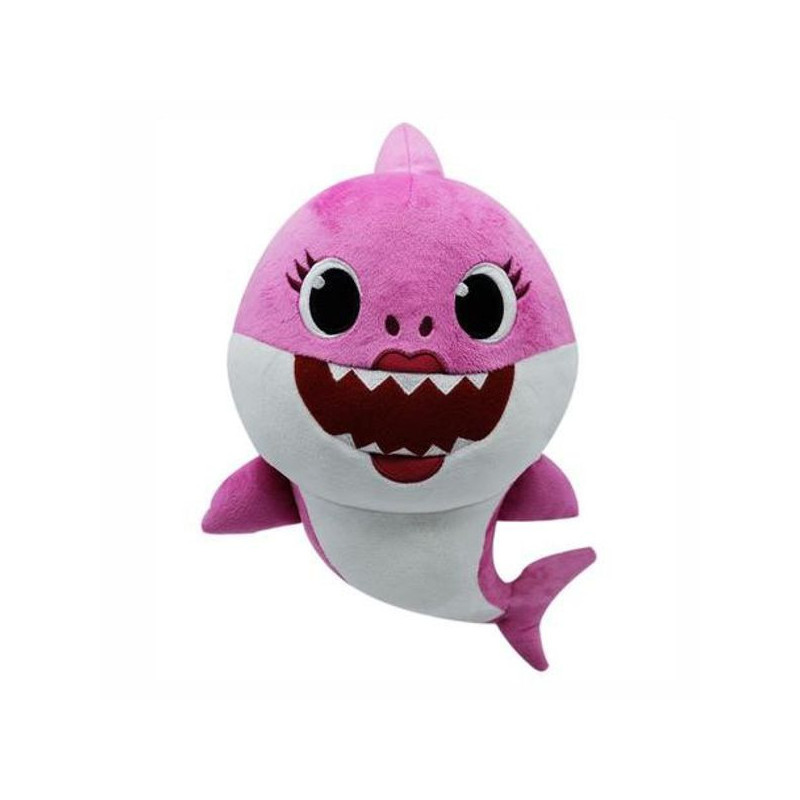 Peluche baby shark rosa 50cm con sonido hipergol