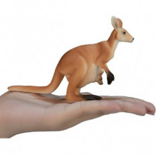 imagen 3 de canguro hembra con cria 13cm