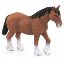 Imagen caballo percherón clydesdale 15cm